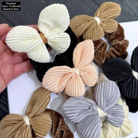 Резинки для волосся 10371 (ціна за 10шт.) Діаметр 8см.	